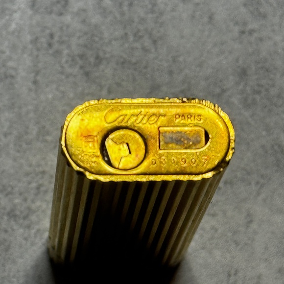 Vintage🔥Cartier🔥Gold Plated Textured Lighter - Picture 10 of 10